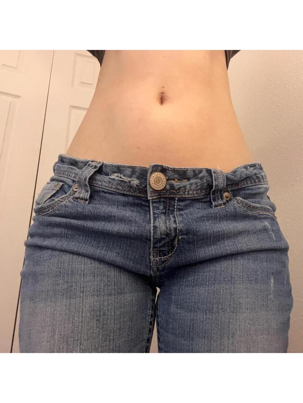vintage aeropostale low rise bootcut jeans